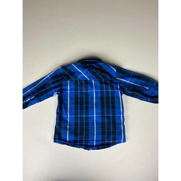 Levi's Cotton Plaid Button-Down Shirt - Size 18 Months - Picture 2 of 7